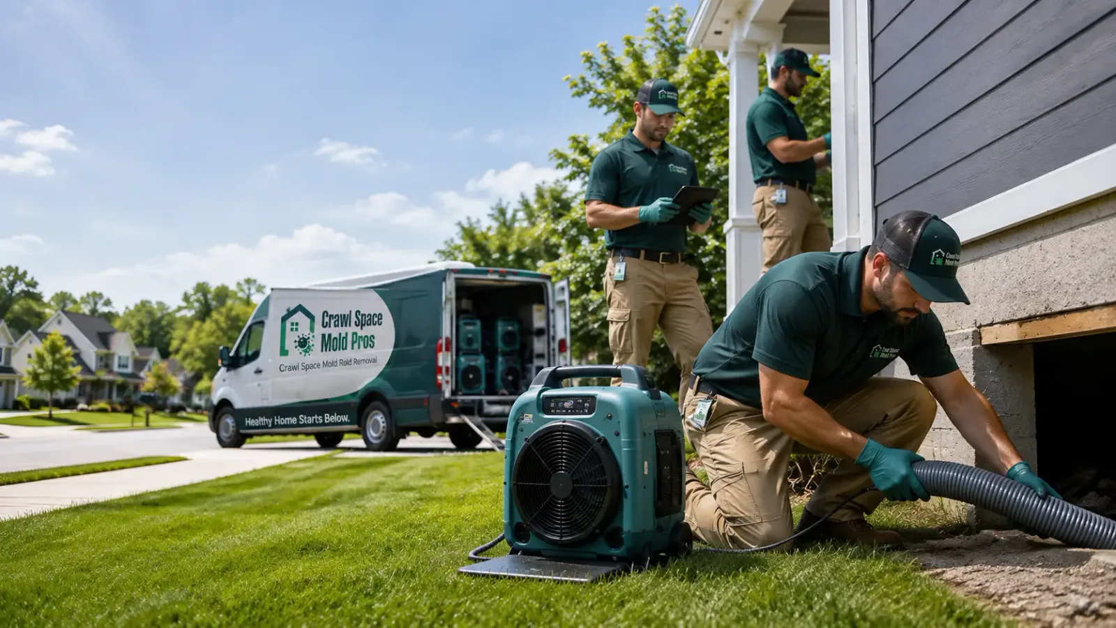 Crawl Space Mold Removal in Charlotte, TN